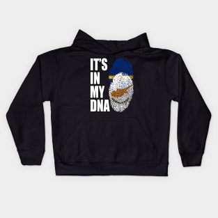 Cypriot And Nauruan Mix DNA Flag Heritage Kids Hoodie